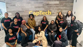 RESET Scholars Visit CapTech to Learn About Careers in Technology Consulting